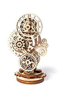 Ugears ユーギアーズ Steampunk Clock スチームパンククロック 木製 ブロック DIY パズル 組立 想像力 創造力 おもち