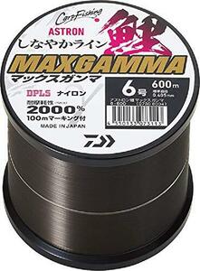 ダイワ (DAIWA) ナイロンライン アストロン鯉 MAXガンマ 6号 600m タニシブラック