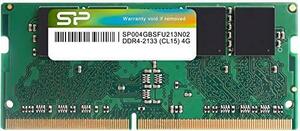 シリコンパワー ノートPC用メモリDDR4-2133(PC4-17000) 4GB×1枚 260pin 1.2V CL15 SP004GBSFU