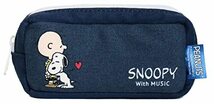 SNOOPY With Music 木管楽器用マウスピースポーチ (アルトサクソフォン/Bクラリネット用)_画像1