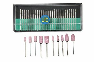 UID 【2.35mm軸】 40PCS セット ミニルーター/ルーター/リューター/ペンルーター用 ダイヤモンドビット & 軸付砥石 プロクソン (PR