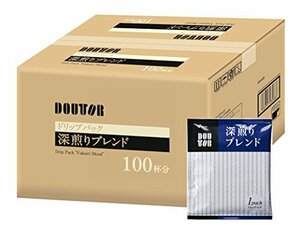 ドトールコーヒー ドリップパック 深煎りブレンド 100袋入×1箱