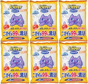 JOYPET(ジョイペット) 猫砂 シリカサンドクラッシュ 4.6L×6個 (まとめ買い)