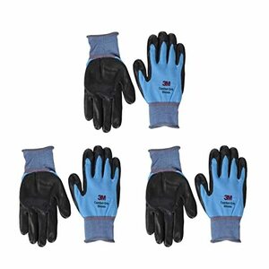 3M コンフォートグリップグローブ マルチタイプ ブルー Mサイズ 3双パック GLOVE BLU M 3PA