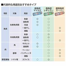 オカモト ピチット レギュラー 32枚ロール 魚や肉の食品用脱水シート 業務用 日本製_画像5