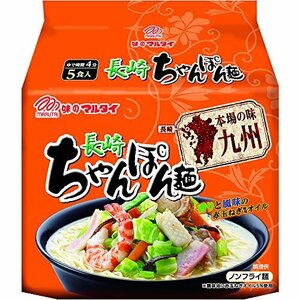 マルタイ 本場の味九州長崎ちゃんぽん麺 5食 420g