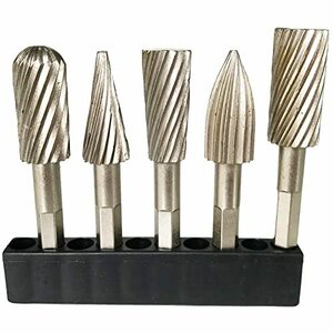 Bestgle Carbide Cutter 5 PCS Ротационные глаза Lebard Bar Carbide Bit Bitt Cutte Frigsten Bit Bit Cutta Cutta