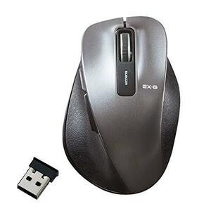  Elecom mouse wireless M size 5 button ( to return *.. button installing ) BlueLED... ultimate . gun metallic M-XGM10DBBK/E