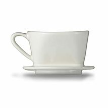 メリタ Melitta コーヒー ドリッパー 陶器製 日本製 計量スプーン付き 1~2杯用 ホワイト 陶器フィルターシリーズ SF-T1×1_画像3