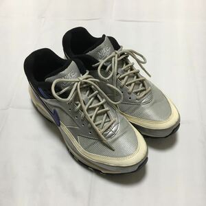 NIKE AIR MAX 97 25.5cm スニーカー シルバー ブラック パープル ナイキ エアマックス シューズ 靴 1円スタート