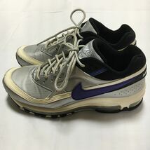 NIKE AIR MAX 97 25.5cm スニーカー シルバー ブラック パープル ナイキ エアマックス シューズ 靴 1円スタート_画像3