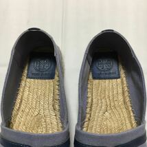 TORY BURCH トリーバーチ スリッポン エスパドリーユ サイズ6 ロゴデザイン 23.0cm レディース フラット シューズ ブルー ライトブルー_画像3