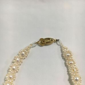 宝石鑑別書付き 美品 希少 レア 淡水真珠 パール ネックレス 6.5mm silver アクセサリー 送料一律370円の画像8