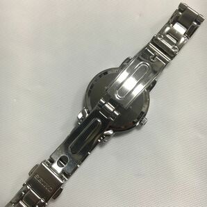 動作確認済 美品 SEIKO SOLAR レディース 腕時計 3針 シェル文字盤 V110-0AC0 純正ベルト セイコー ソーラーの画像6