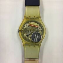 新品未使用 電池交換済 スイス製 Swatch スウォッチ 腕時計 クォーツ 3針 日付け 曜日 説明書 ケース付き_画像7