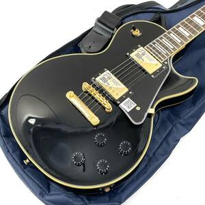 札幌発 Epiphone Les Paul CUSTOM PRO 2017年製 ソフトケース/ストラップ付き エピフォン レスポール 24D 北E3