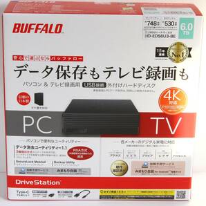 ≪新品未開封≫BUFFALO HD-EDS6U3-BE 6TBの画像1