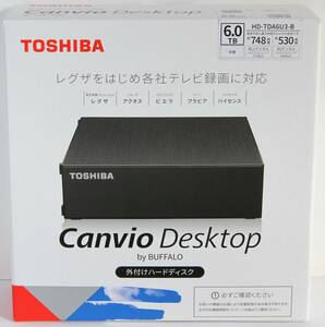 ■◎新品未開封 TOSHIBA(BUFFALO) HD-TDA6U3-B 6TB