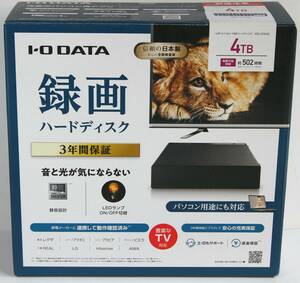 ◆I・O DATA HDD-UT4K 4TB HD交換品