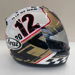 Arai アライ RX-7 RR5 フルフェイスヘルメット マン島TT 2012 IOM TT XLサイズ 61-62cm アライプロショップ希少限定品の画像2