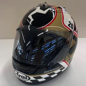 Arai アライ RX-7 RR5 フルフェイスヘルメット マン島TT 2012 IOM TT XLサイズ 61-62cm アライプロショップ希少限定品の画像3