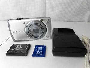 br キャノン デジタルカメラ デジカメ SDカード バッテリー 充電器 充電ケーブル Canon 動作確認済み Power Shot HD WiーFi 現状品