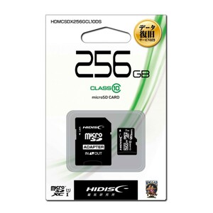 microSDXC256GB карта памяти (HI-DISC)HDMCSDX256GCL10DS[1 иен старт лот * новый товар * бесплатная доставка ]