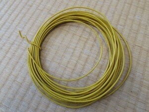 単線 20AWG 約10メートル　600V 105℃　黄