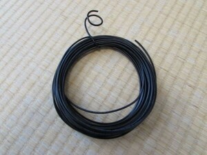 単線 20AWG 約10メートル　600V 105℃　黒