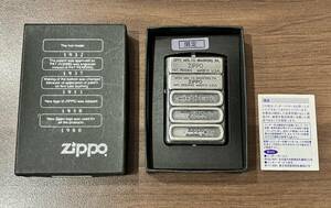 Zippo ジッポライター 歴代 ボトム メタルシルバー 火花確認 限定 №4005