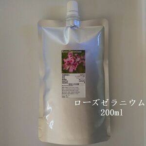 200ml ローズゼラニウム フローラルウォーター ハーブウォーター 芳香蒸留水