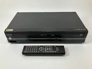 A1V04■TOSHIBA 東芝 ビデオ一体型DVDプレーヤー SD-V800 リモコン付き VHSビデオデッキ VTR一体型 再生確認済み
