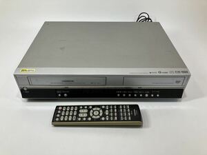 A1V05#TOSHIBA Toshiba VTR one body DVD recorder D-VR5 video one body DVD player remote control attaching VHS video deck junk treatment 