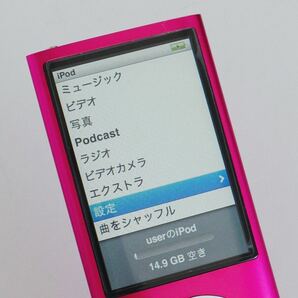 〈即決@ジャンク〉 APPLE アップル 第5世代 iPod nano 16GB ピンク A1320 ［ゆうパケット発送対応］の画像3