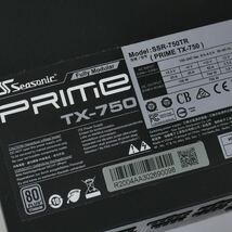 〈即決@ジャンク〉 Seasonic オウルテック PRIME TX-750 SSR-750TR 自作PC 電源ユニット 750W_画像5