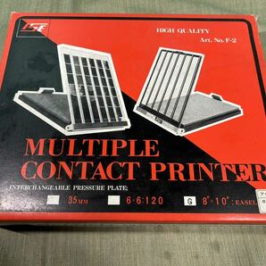 ISE MULTIPLE CONTACT PRINTER ガラス付き加圧板 プリンター用ガラス コンタクトプリンター 8 x 10 箱付の画像1
