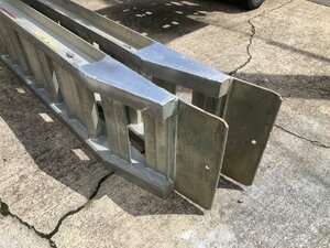  aluminium bridge Velo type total length approximately 3.2m valid width 400mm( overall width 530mm) Velo heavy equipment agriculture machine used Yanmar road board foot board pickup limitation 