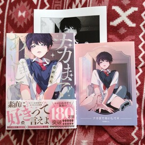 新品購入一読★新刊BLコミ★ナカまであいして④★百瀬あん★帯有リーフレット・ぺーパー付★1.7センチ★コミコミスタジオの画像1