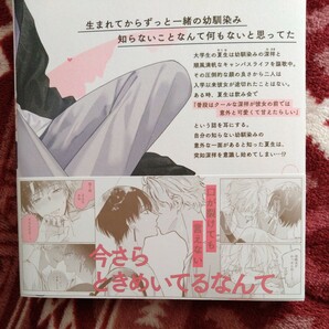 新品購入一読★新刊BLコミ★待って、今きゅんとした。★鳥葉ゆうじ★帯有リーフレット・ぺーパー付★1.4センチ★コミコミスタジオの画像2