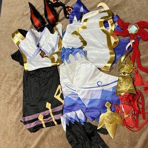 原神 甘雨　GENSHIN かんう　コスプレ衣装 M Lサイズ　コスプレ　コスチューム　レイヤー　中古品　