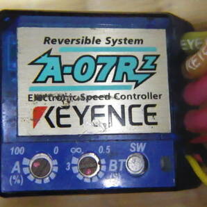 ★送料込み！！●KEYENCE キーエンス A-07RZ バック付ブラシモーター用ESC 中古品！！ の画像9