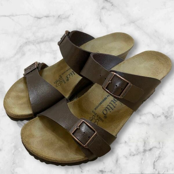 【美品】 BIRKENSTOCK ビルケンシュトック papillio パピリオ 38 24.5cm