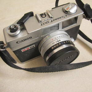 【CANON キャノン】CANONET QL17 G-III 40mm f1.7 フィルムカメラ 撮影未確認 シャッター切れた / 長期保管品の画像1