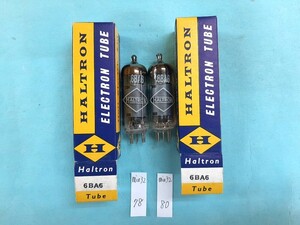 即決あり■6BA6 Haltron 2本組 未使用品