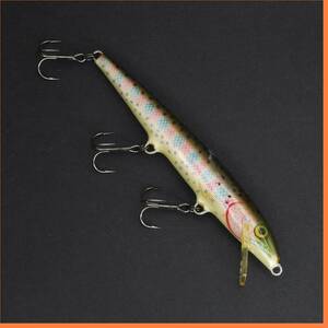 sラパラ オリジナルフローター F 11 プリントレインボートラウト ■I-134 Original Floater Rapala