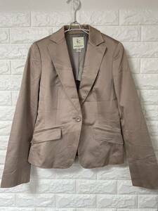 KUMIKYOKU Kumikyoku шелк . одиночный tailored jacket размер 3 весна 