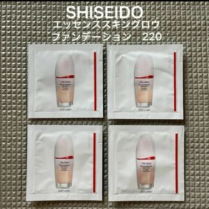 SHISEIDO 資生堂 エッセンススキングロウファンデーション 220 Linen