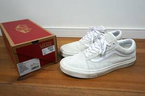 VANS OLD SKOOL Pig Suede Blanc De Blanc US10.5 28.5cm