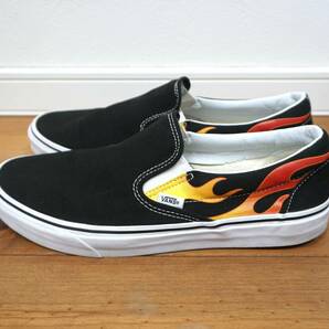 希少 VANS FLAME SLIP-ON US11 29cm ファイヤーパターンの画像1