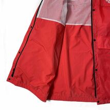 1円～!売切!【正規新品】THE NORTH FACE◆W OUTLINE JACKET ウィンドパーカー US限定 軽量 WINDWALL ロゴ刺繍 撥水(XL)赤 180915-15-c_画像7